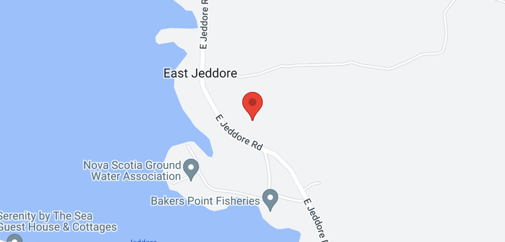 map of 1436 East Jeddore Road